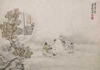 顾洛 道光四年（1824年）作 人物 镜心